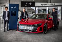Lewandowski będzie miał gdzie ładować auto służbowe - Audi elektryfikuje Bayern Monachium