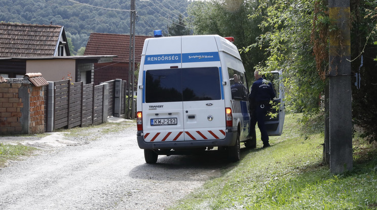 A kaposvári gyilkosság helyszíne / Fotó: Fuszek Gábor