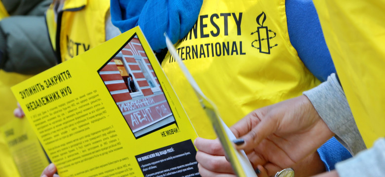 Burza wokół raportu Amnesty International. Ukraina wykazuje, co mogło wpłynąć na wnioski