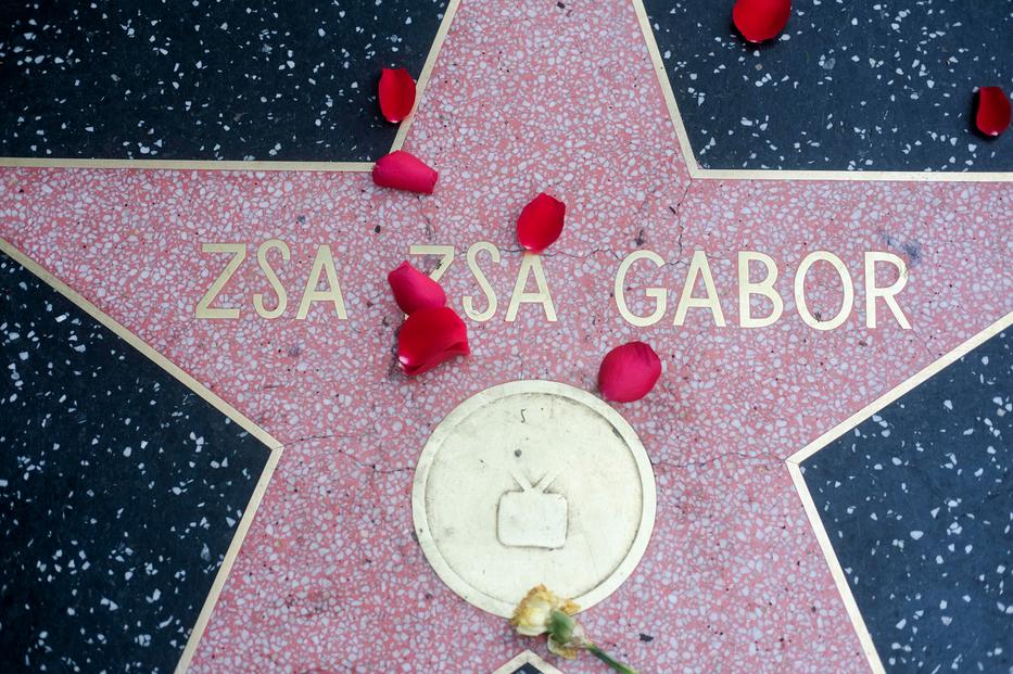 Gábor zsazsa csilaga a hírességek sétányán, Hollywoodban / Fotó: AFP