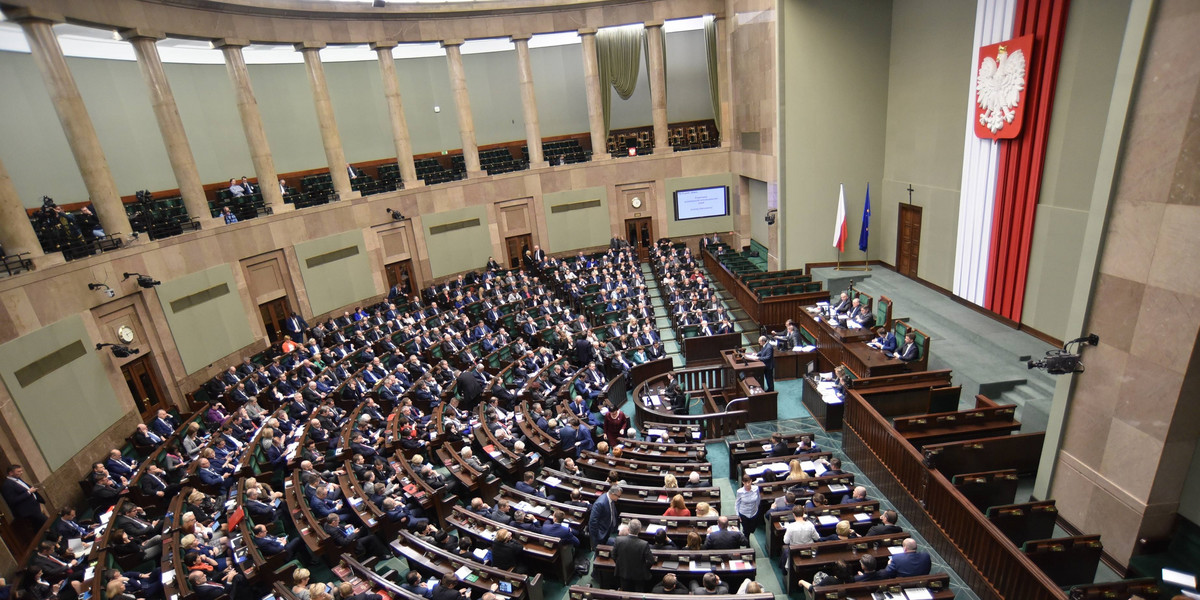 Sejm - sala plenarna