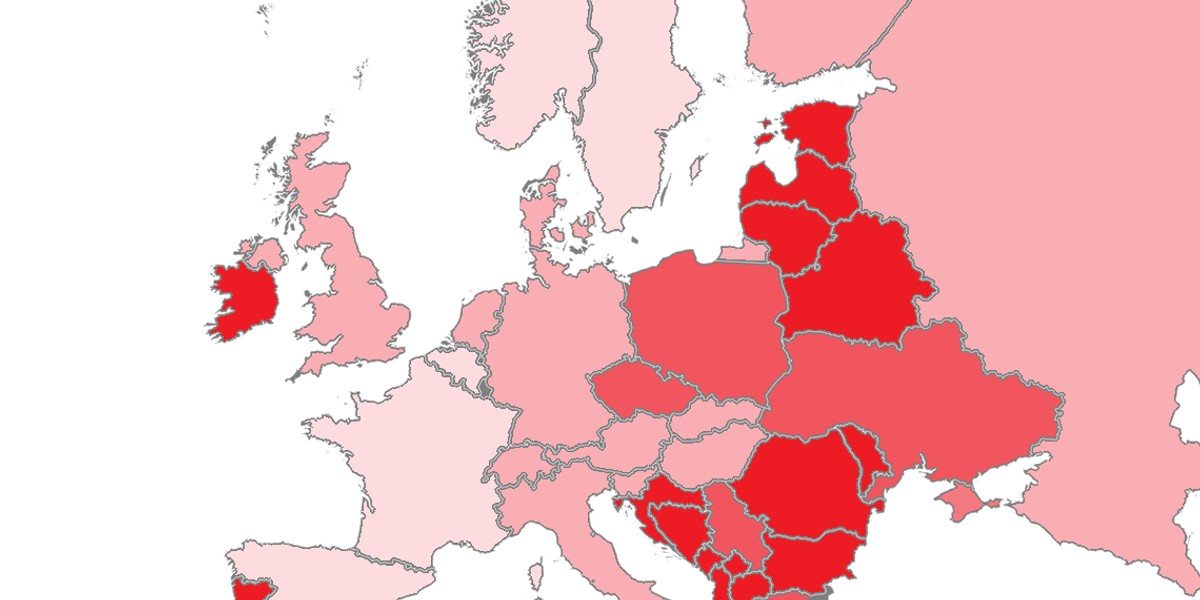 Na emigracji żyje co dziesiąty Polak. Jeśli chodzi o liczbę emigrantów to niestety liderujemy w Unii Europejskiej. Ale gdy przyjrzeć się jaki procent ludności wyjechał z kraju to są kraje, w których te statystyki są dużo gorsze.