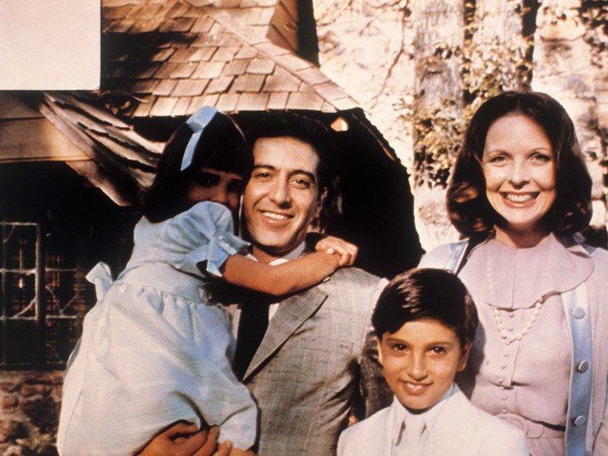 Al Pažino i Dajana Kiton u filmu The Godfather II