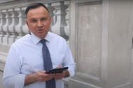 Andrzej Duda w Hot16Challenge 