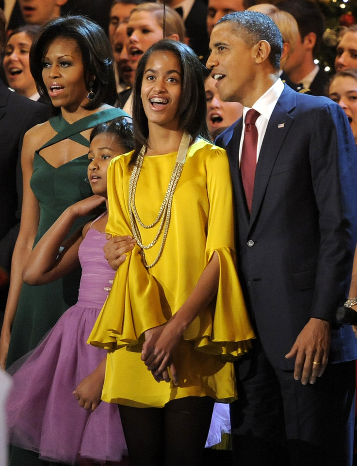 Pierwsza Boże Narodzenie Malii Obamy i jej rodziny w Białym Domu