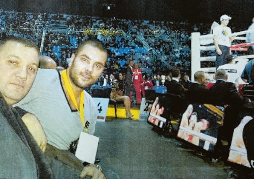 Popović i Kostić u VIP-u na boks meču u Moskvi