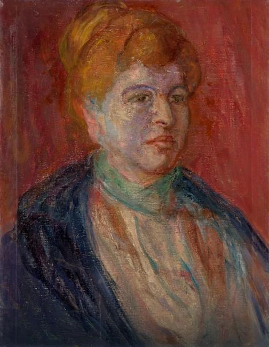 Ivan Grohar "Nadežda Petrović", ovo platno je u Narodnom muzeju zavedeno kao poklon