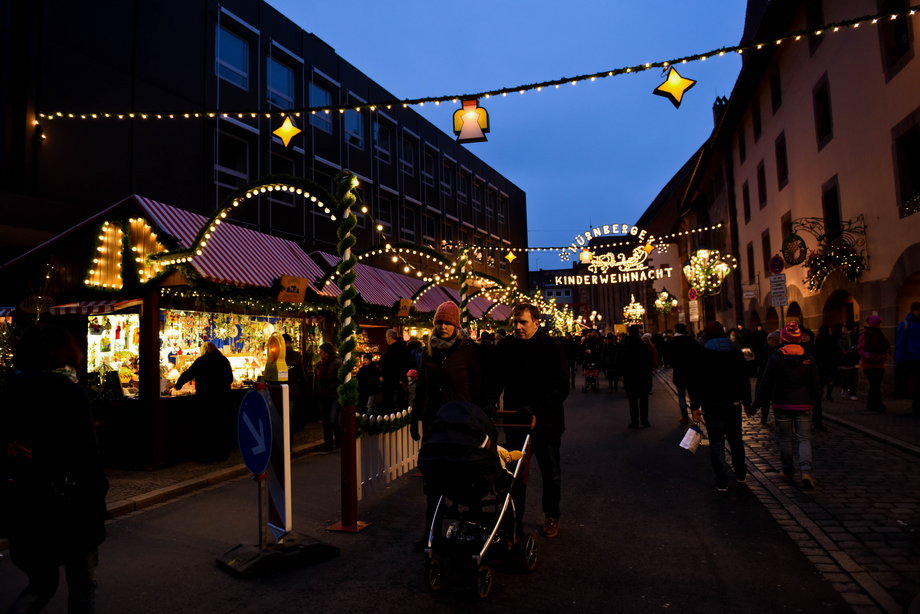 Christkindlesmarkt - jarmark bozonarodzeniowy w Norymberdze