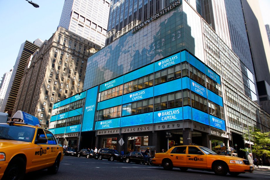 Barclays' US headquarters in Manhattan.