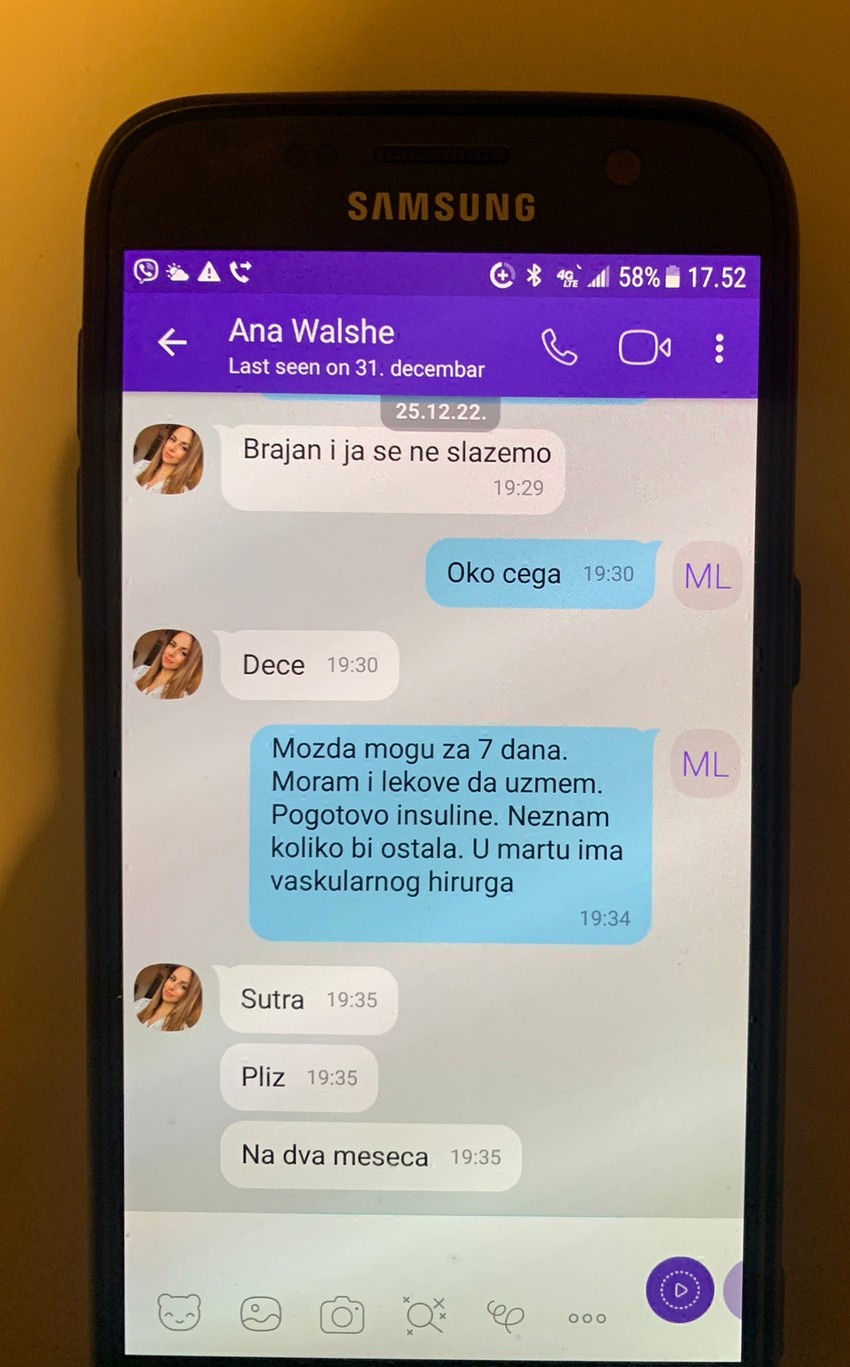 prepiska Ane Volš sa majkom