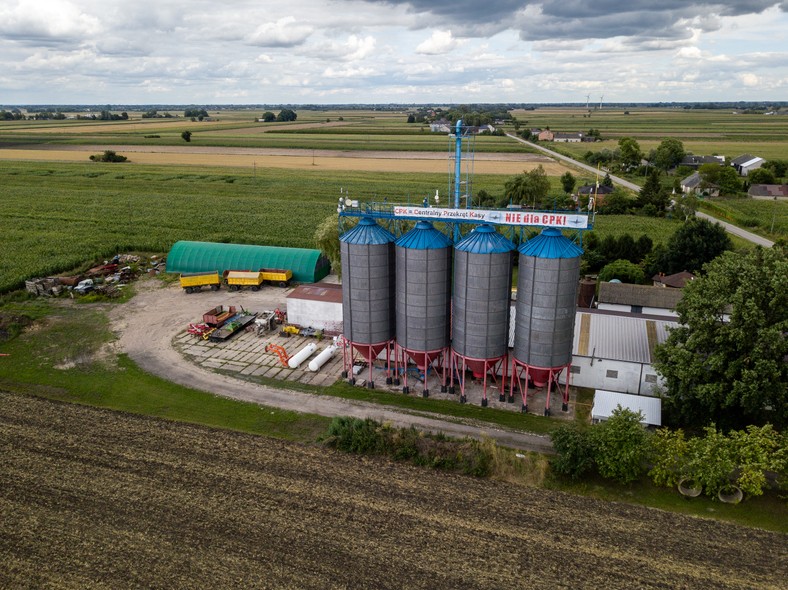 Gospodarstwo Szymańczaków w Skrzelewie.