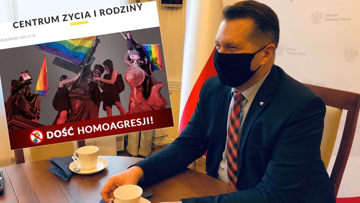 Minister Czarnek spotkał się z kontrowersyjnymi organizacjami