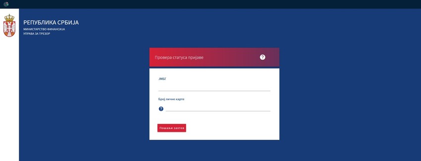 Provera statusa prijave