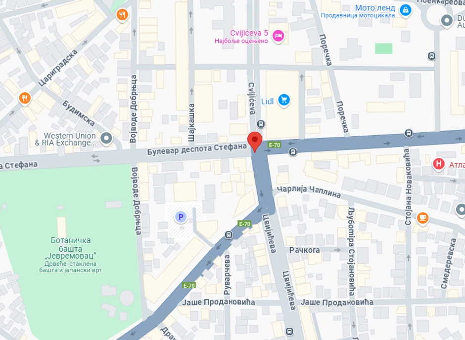 Bulevar despota Stefana i Cvijićeva ulica