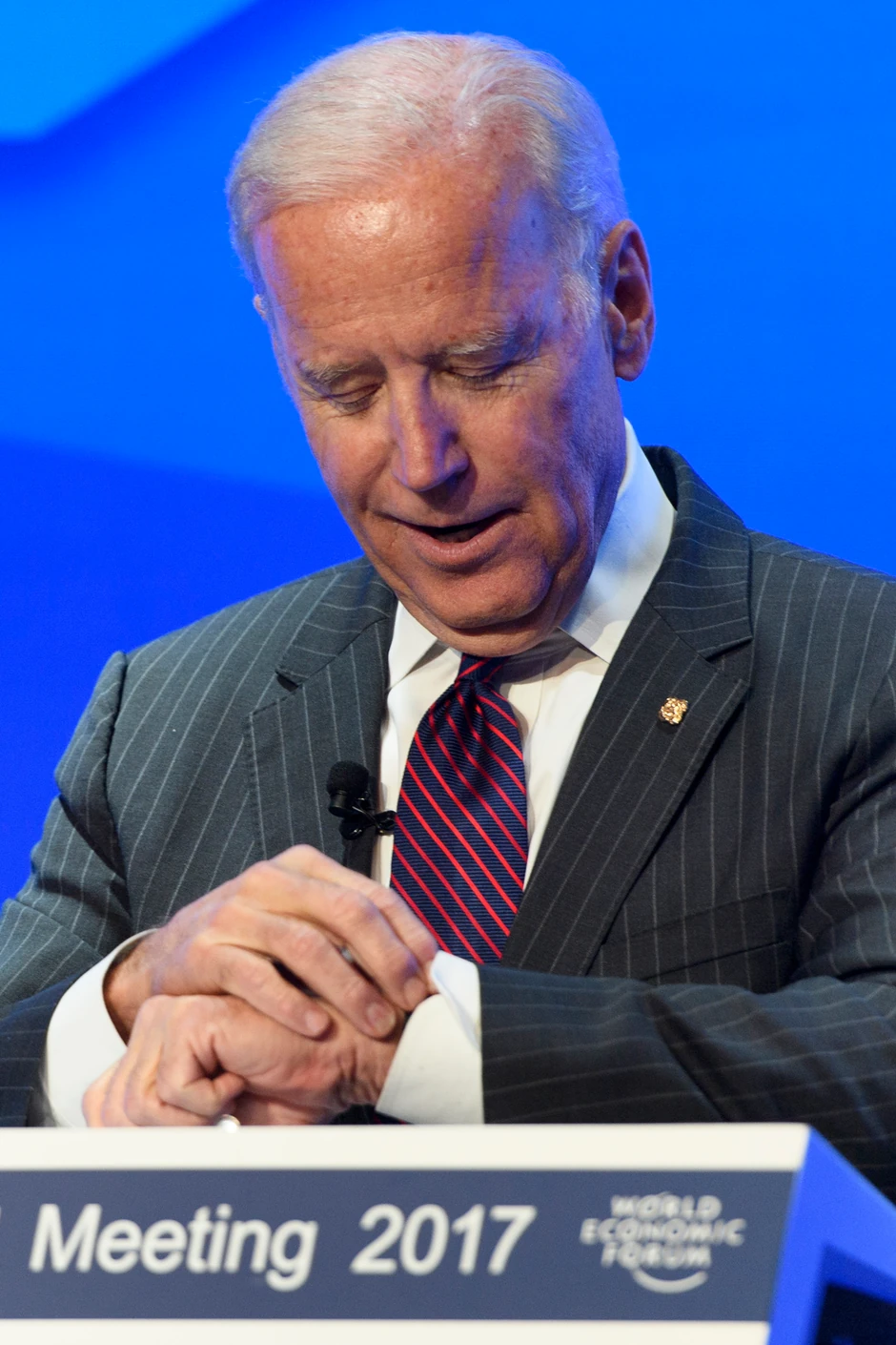 Bajden na forumu u Davosu 2017.