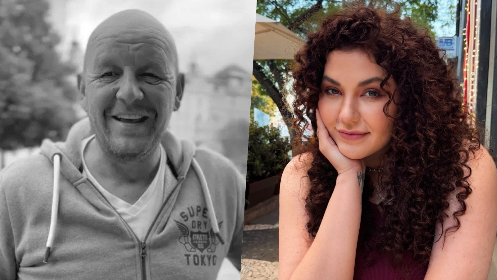 Český herec Pavel Nečas a speváčka Celeste Buckingham. 