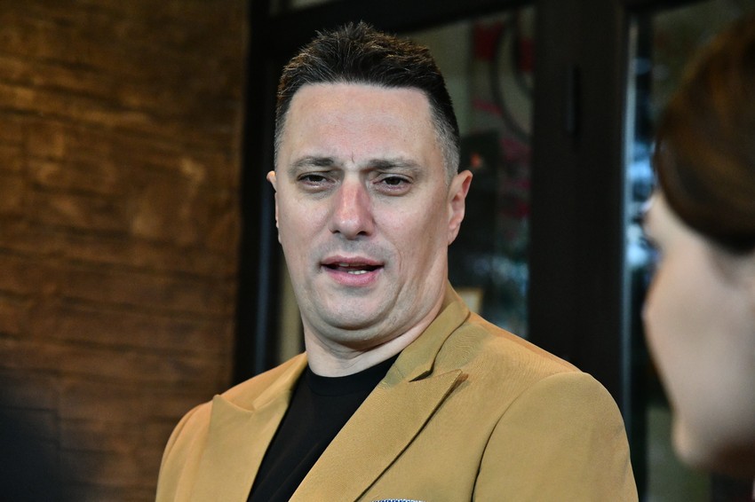 Andrija Milošević na premijeri predstave "Između dva meseca"