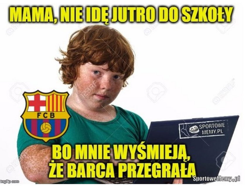 Memy po sensacyjnym odpadnięciu FC Barcelony z Ligi Mistrzów. GALERIA
