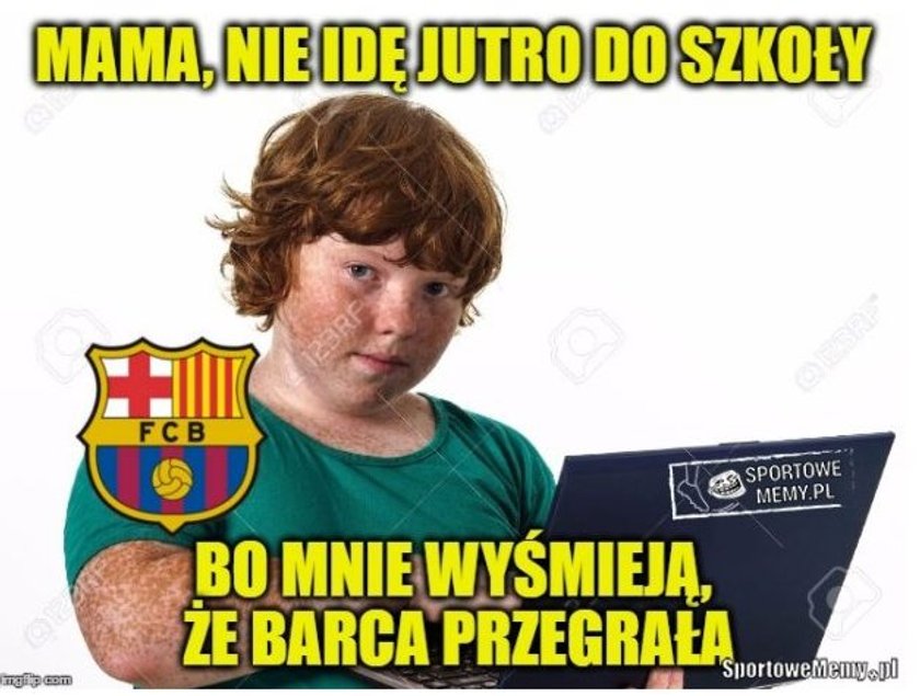 Memy po sensacyjnym odpadnięciu FC Barcelony z Ligi Mistrzów. GALERIA