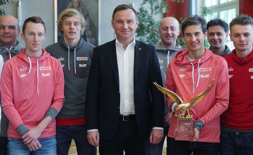 Skoczkowie u prezydenta