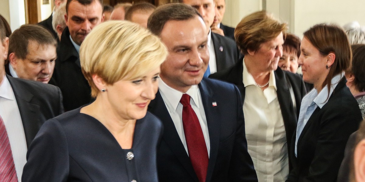 Agata Duda Andrzej Duda Kraków Liceum Ogólnokszatłcące