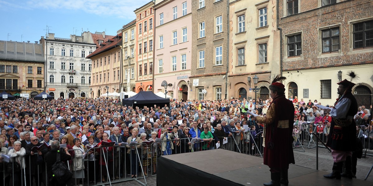 Lekcja śpiewania w Krakowie