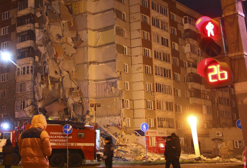 Eksplozja w budynku z wielkiej płyty. Przerażające nagranie z Rosji