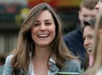 File photograph shows the girlfriend of Britain's Prince William, Kate Middleton, attending the Cheltenham Festival in Gloucestershire, western England