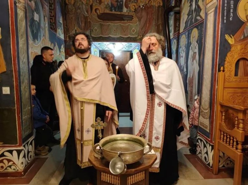 Krštenje Japanke na Ostrogu