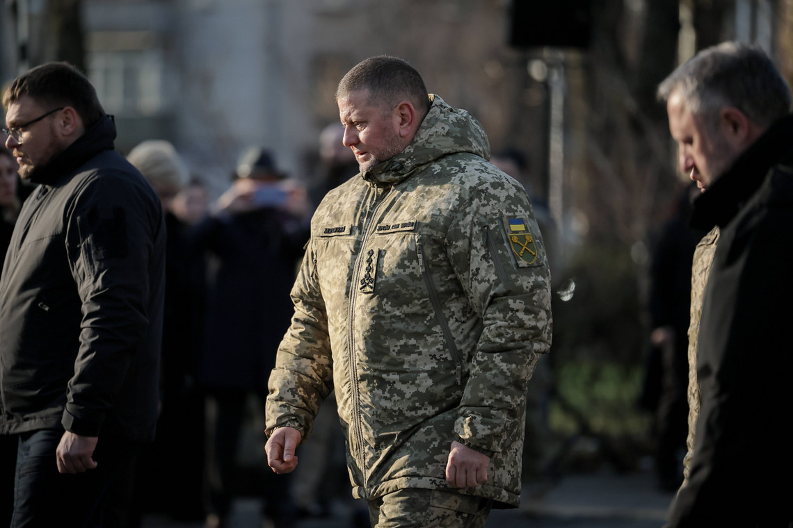 Zdjecie głównodowodzącego ukraińskich sił zbrojnych generała Wałerija Załużnego