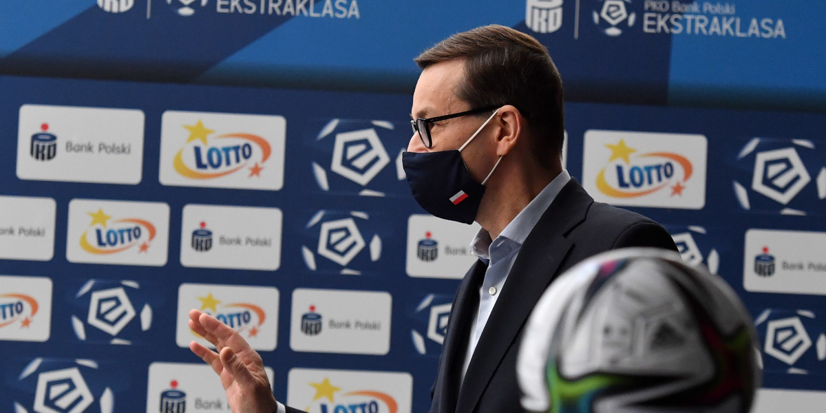 Premier Mateusz Morawiecki zapowiedział nowego strategicznego partnera piłkarskiej Ekstraklasy.