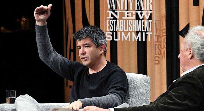 Uber CEO Travis Kalanick.