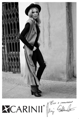 Maja Sablewska w kampanii Carinii jesień/zima 2014/2015