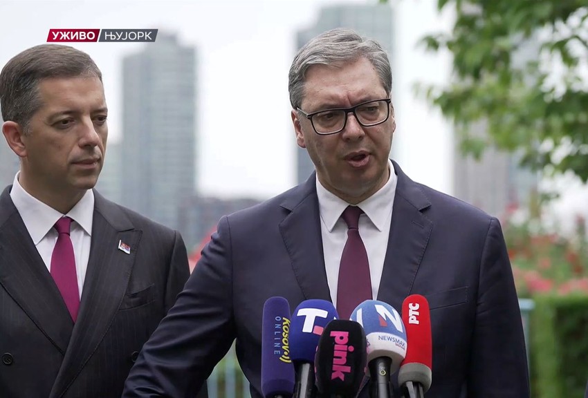 Aleksandar Vučić i Marko Đurić