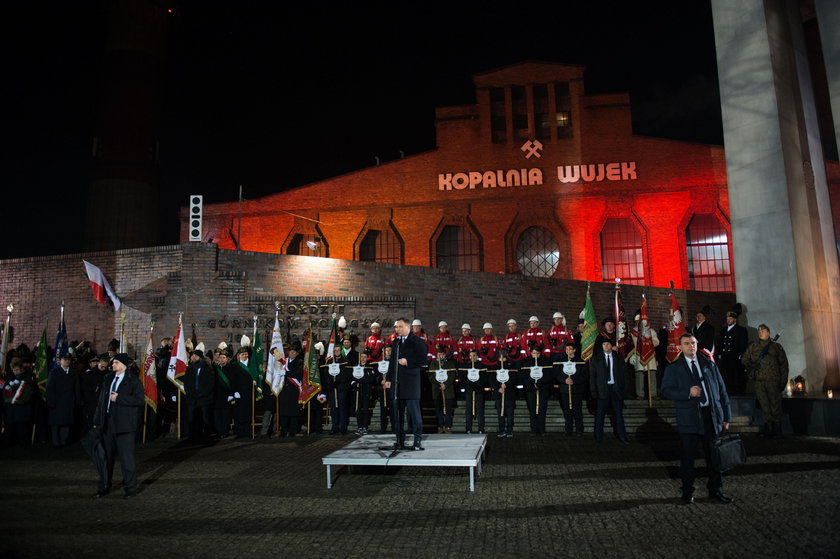 Uroczystości z okazji 35. lecia pacyfikacji Kopalni Wujek