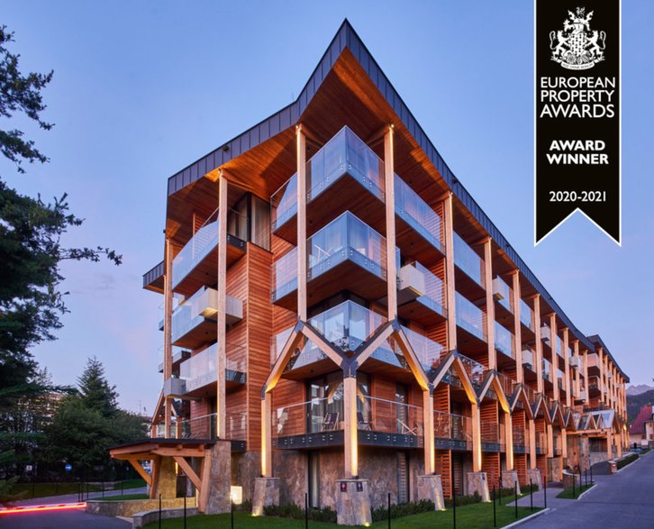 Aparthotel w Zakopanem nagrodzony European Property Award 2020-2021