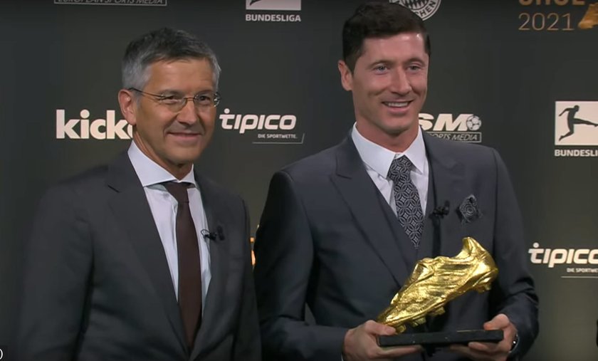 Robert Lewandowski ze złotym Butem