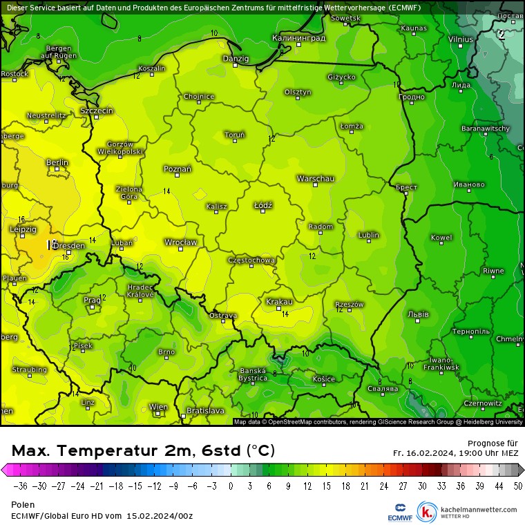 Temperatura będzie wysoka i na południowym zachodzie sięgnie aż 17 st. C!