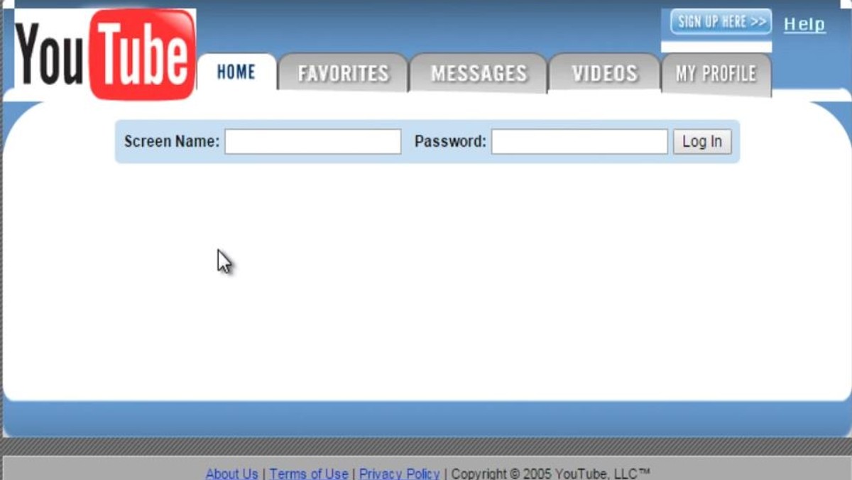 YouTube ma już 13 lat. Tak wyglądał w 2005 roku. 