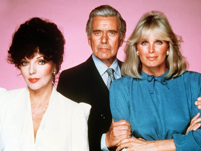Linda Evans kao glamurozna Kristl Karington u  seriji "Dinastija"