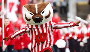 Wisconsin Badgers mascot.John Fisher/Getty Images