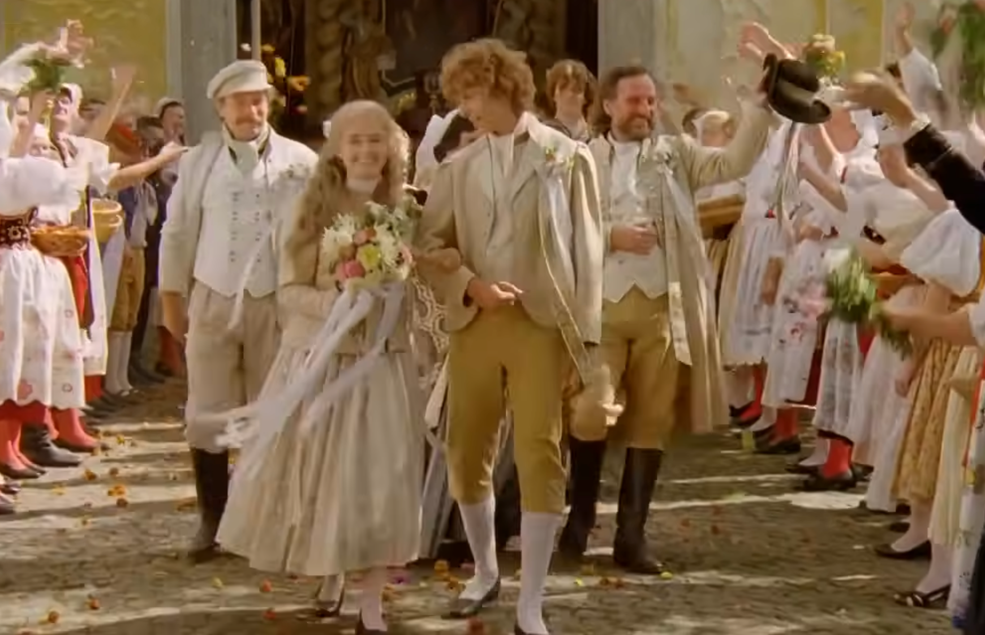 Andrea Černá a Radek Valenta v rozprávke Princezná z mlyna. 