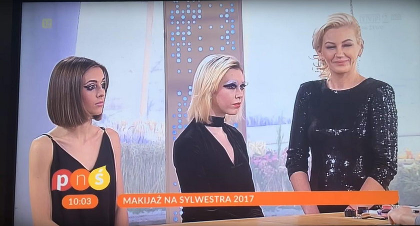 Makijaż sylwestrowy według TVP