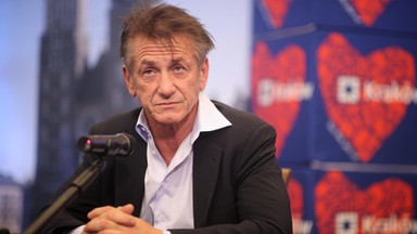 Sean Penn w Krakowie. Jego fundacja pomoże uchodźcom z Ukrainy