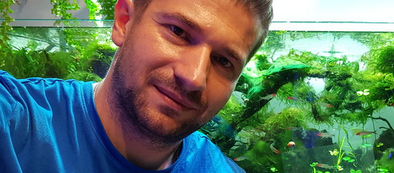 Marcin Zając, mistrz Polski w aquascapingu