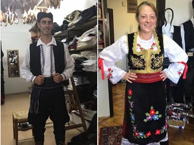Srpska princeza plivala za Časni krst pa se udala u narodnoj nošnji