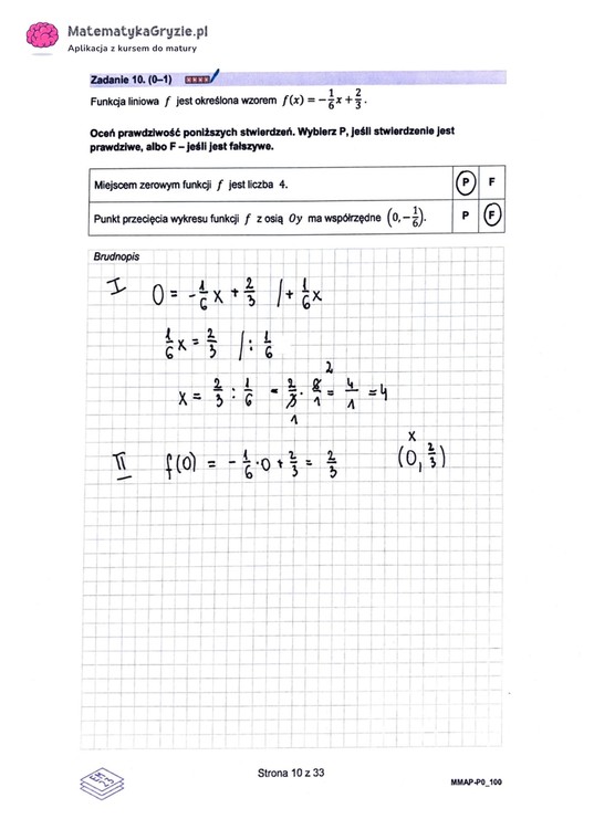 Matura próbna z matematyki