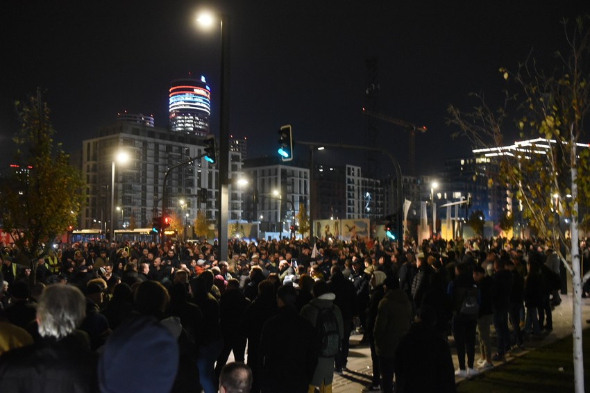 protest stari savski most