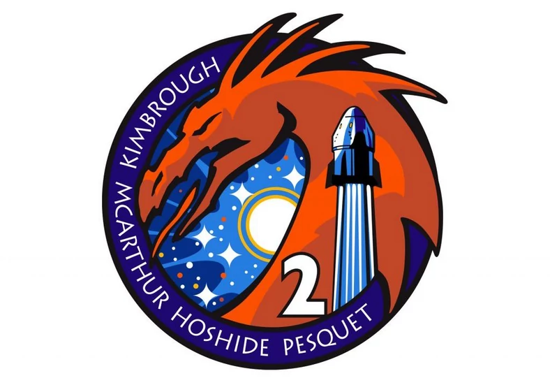 Oficjalne logo misji Crew-2. Okolicznościowe naszywki poszczególnych misji mają w NASA wieloletnią tradycję