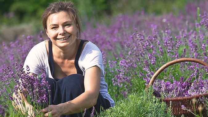 Joanna Posoch, plantatorka-lawendy